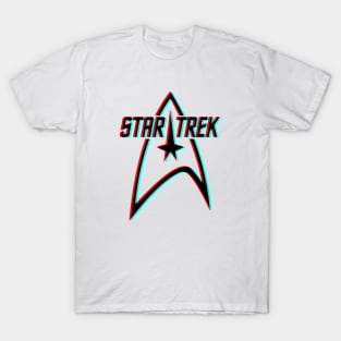 STAR TREK  - 3D Glasses T-Shirt